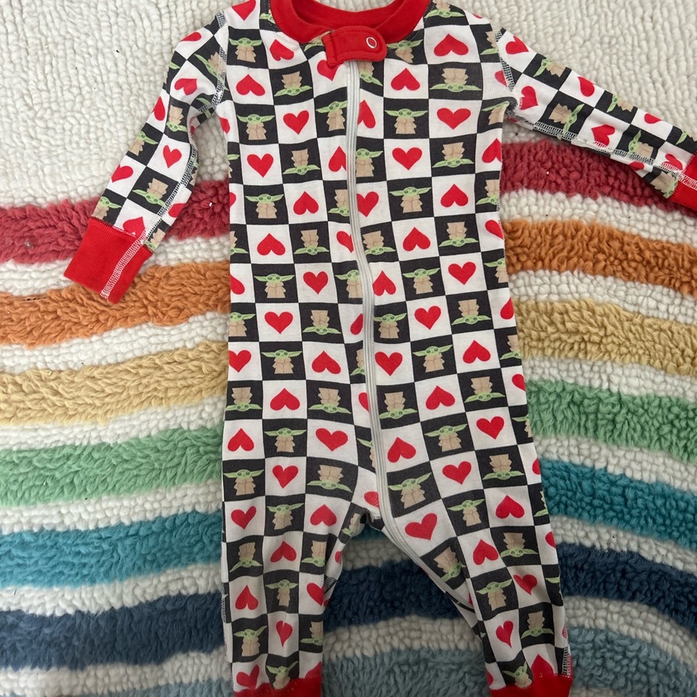 Hanna Andersson 12-18m Star Wars Valentine’s Day Sleeper